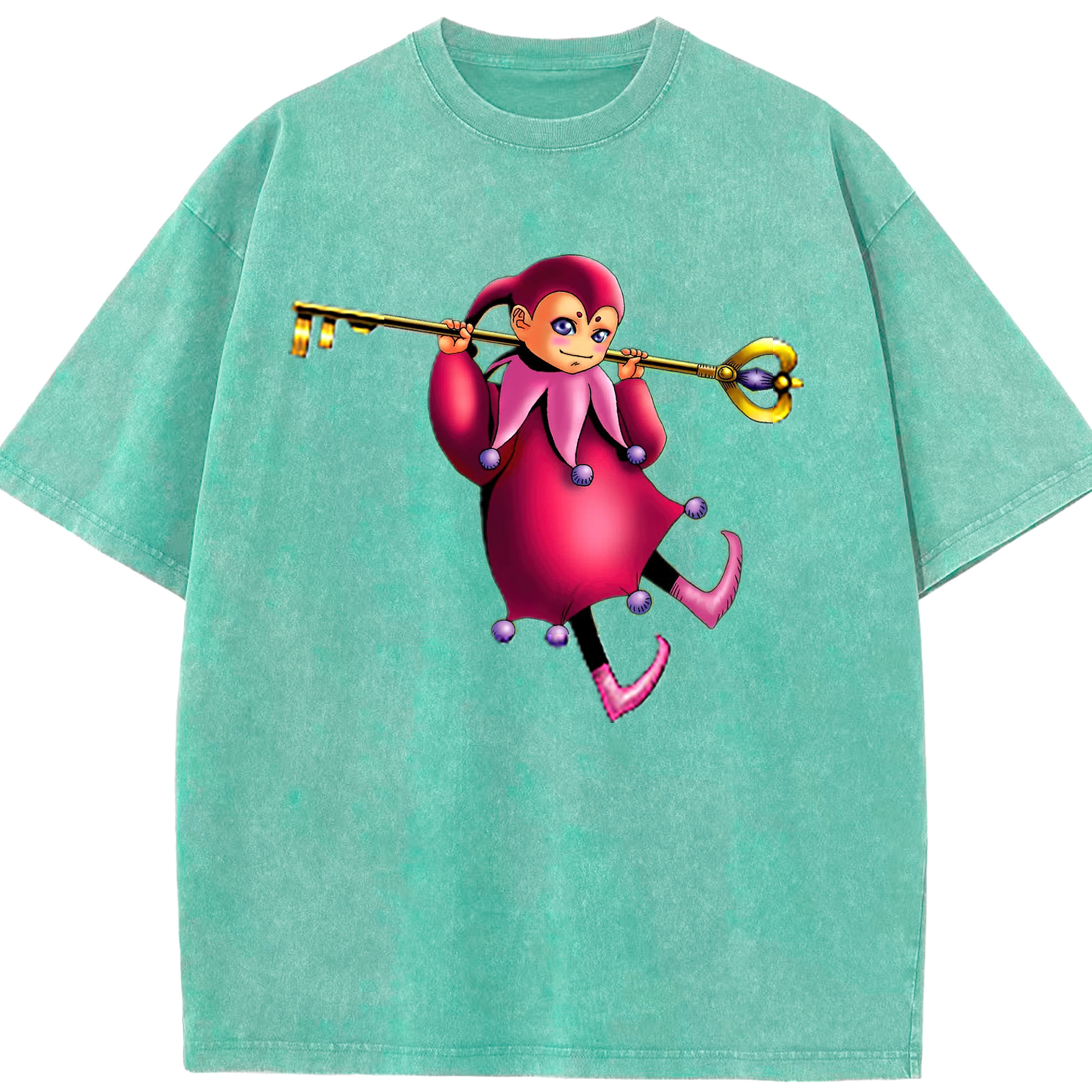 （画像用） 遊☆戯☆王 Yu-Gi-Oh! 綿100% ヴィンテージ風 半袖Tシャツ（フロントプリント）